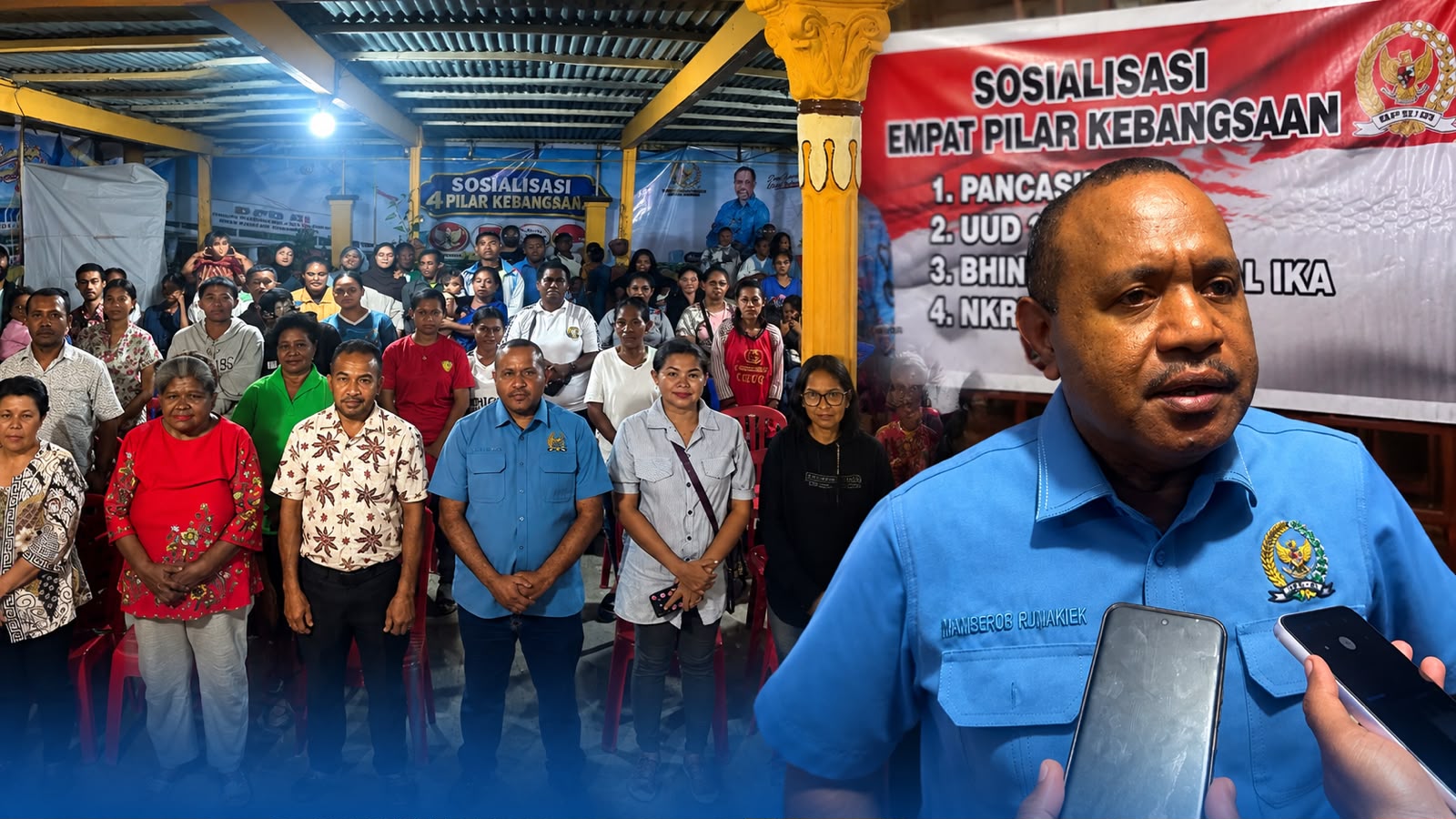 Mamberob Rumakiek Dorong Generasi Muda Jaga Nilai Kebangsaan